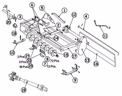 Picture of TG-48  Parts Diagram