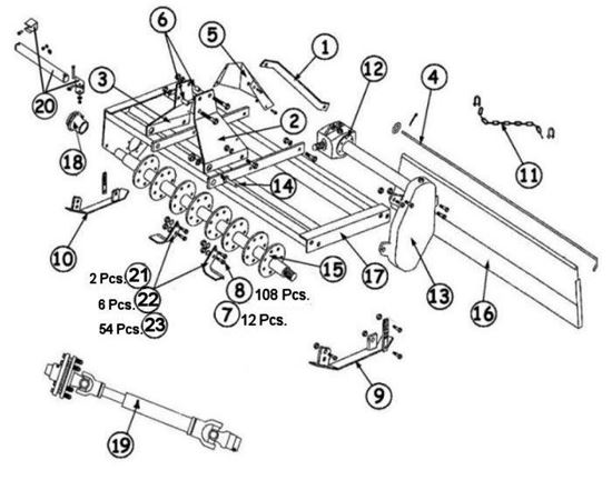 Picture of TG-72  Parts Diagram