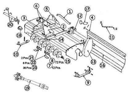 Picture of TG-G-48  Parts Diagram