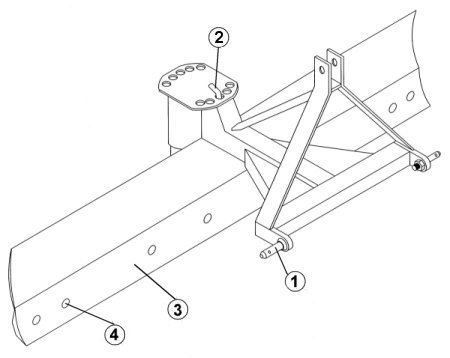 Picture for category 5 FOOT REAR BLADE SQUARE TUBING XB