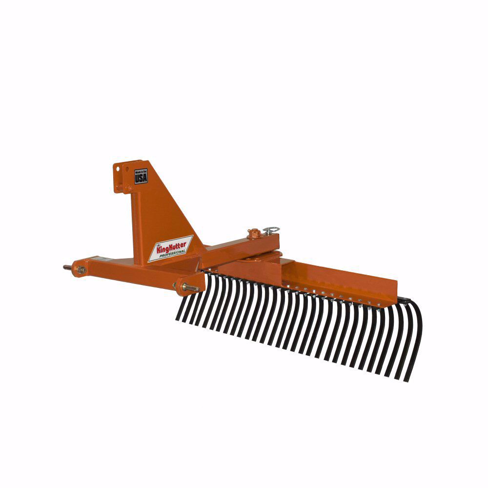 King Kutter. 5 FOOT LANDSCAPE RAKE-30 TINES PROFESSIONAL