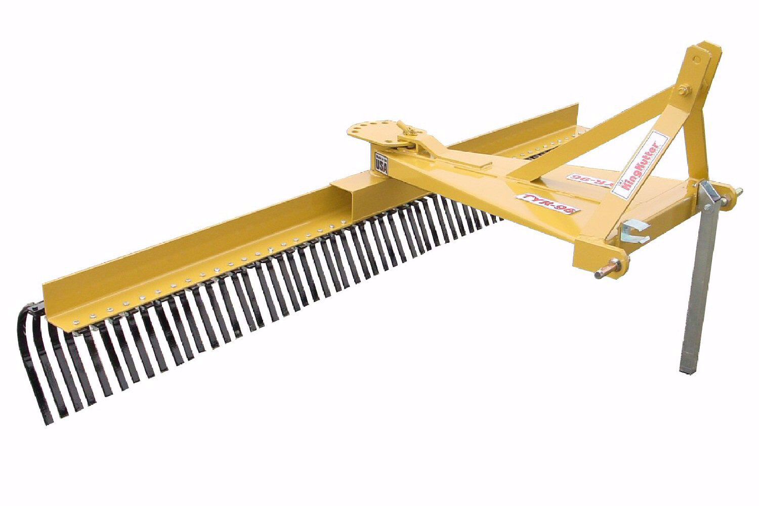 King Kutter. 8 FOOT YARD RAKE SQUARE TUBING