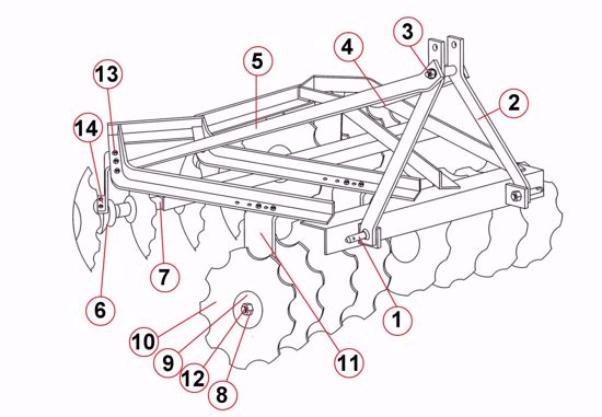 Picture of 14-16-N-XB  Parts Diagram