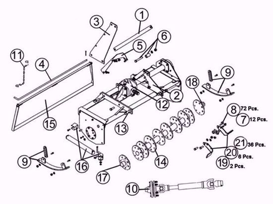 Picture of TG-48-XB  Parts Diagram