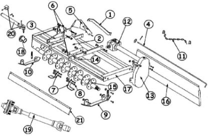 Picture of RTG-60  Parts Diagram